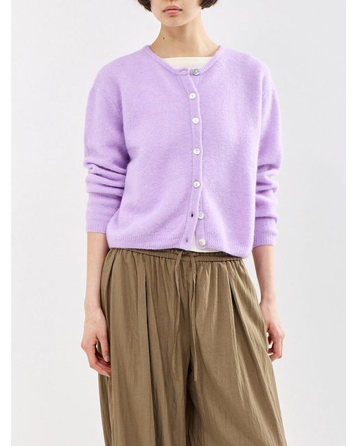 American Vintage Purple Vitow Cardigan