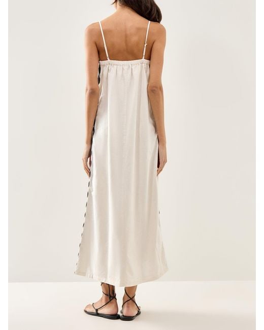 Seafolly Natural Bandeau Maxi Dress Cream