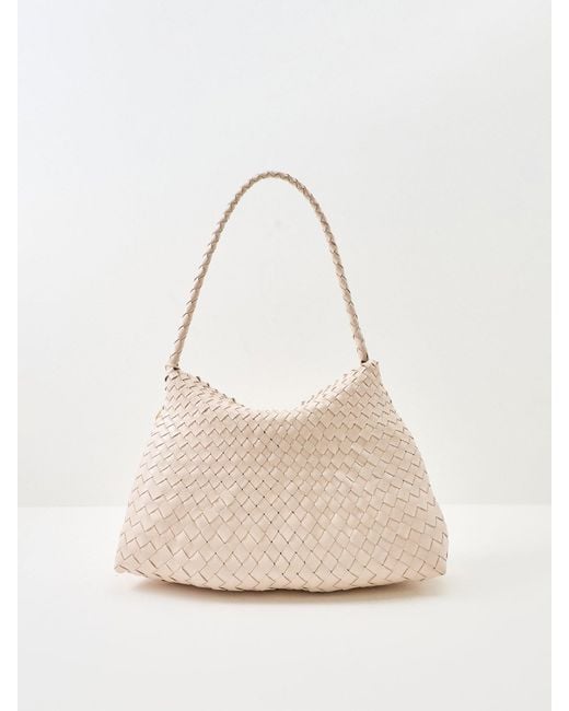 Dragon Diffusion Natural Santa Maria Shoulder Bag Cream