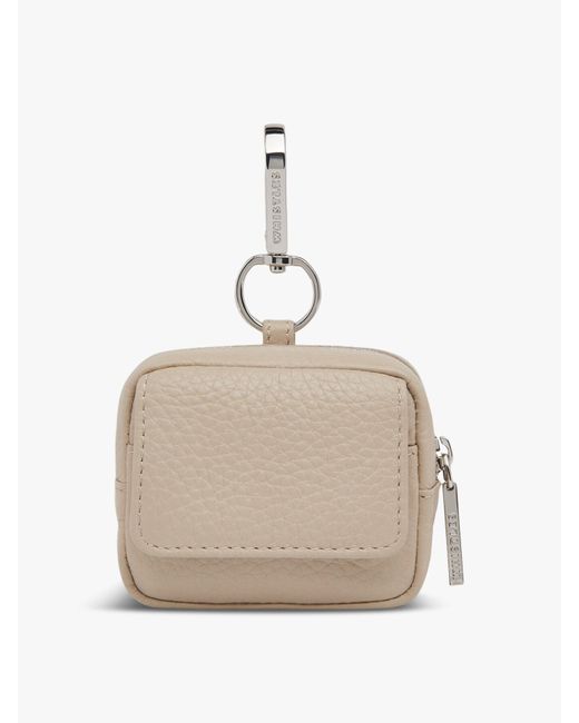 Whistles Natural Bibi Keyring Bag