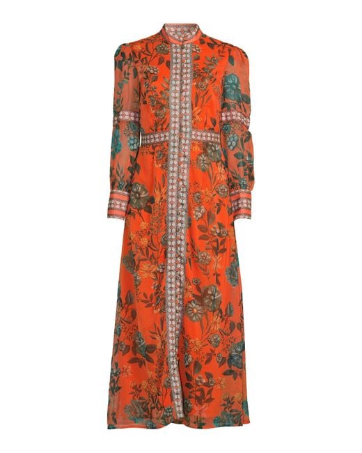 Raishma Orange Women's Aspen Dress