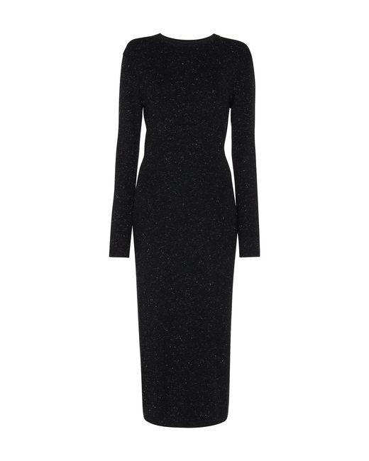 Whistles Black Women's Annie Sparkle Knit Dress
