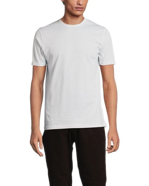 Sunspel White Men's Classic Crew Neck T-shirt for men