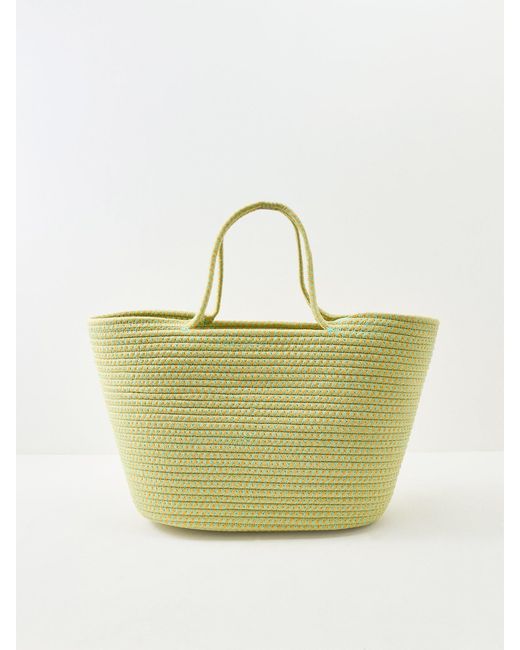 Pieces Green Christine Basket Bag