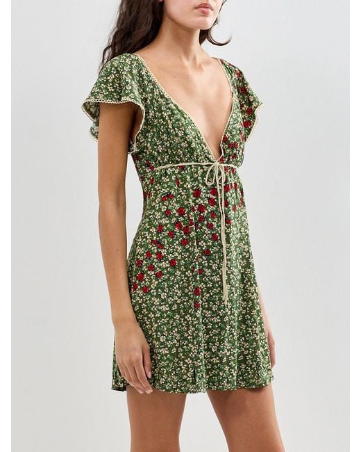 Free People Green Backroads Mini