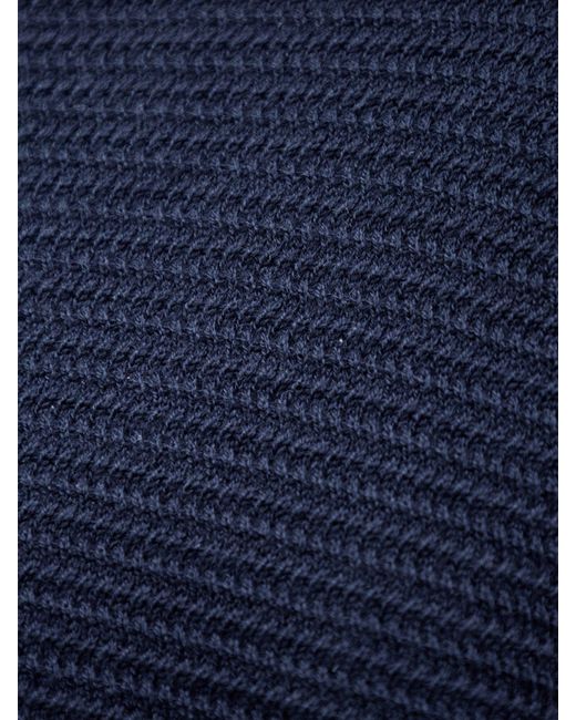 Jack & Jones Blue Bluriley Knit Crew Neck Jumper for men