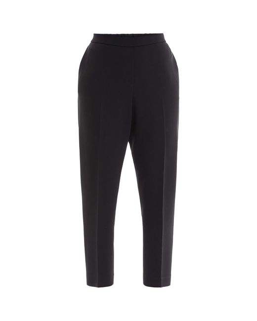 Theory Black Women's Crepe Pull On Trouser