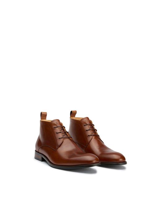 Sole Ldn Brown Firey Chukka Boots Sand for men