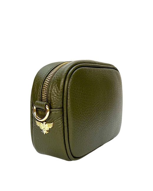 Apatchy London Green The Mini Tassel Phone Bag