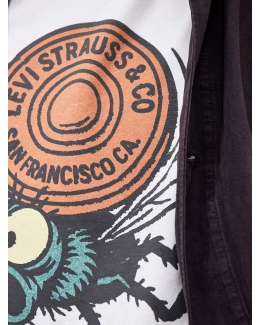 Levi's White Vintage Fit Graphic T-Shirt for men