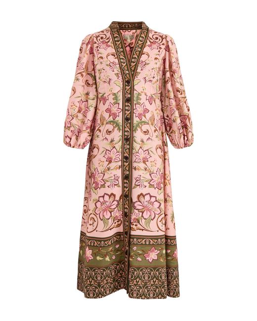 Barbour Pink Alice Maxi Dress