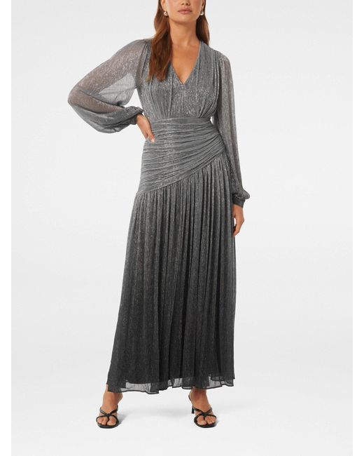 Forever New Women s Viv Ombre Plisse Maxi Dress in Grey Lyst UK