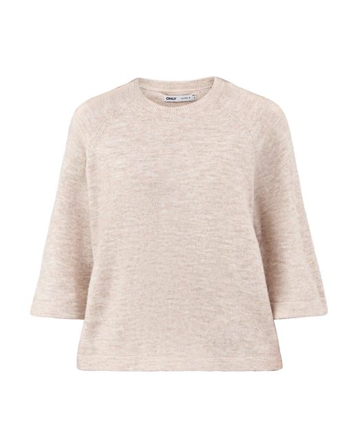 ONLY White Simoni Knit Pullover