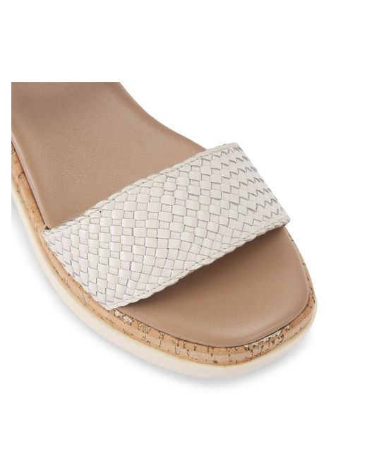 Carvela Kurt Geiger White Serenita Weave Sandal