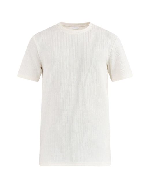 Only & Sons White Trey Regular T-Shirt Cream for men