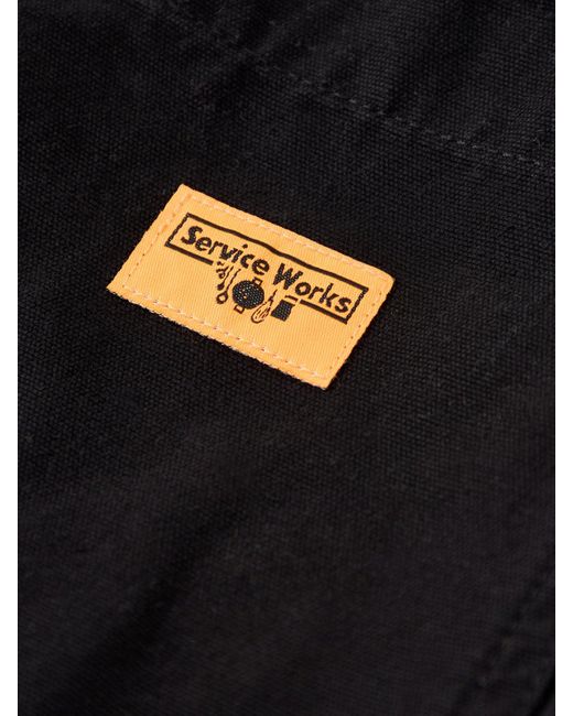 Service Works Black Classic Chef Pants for men