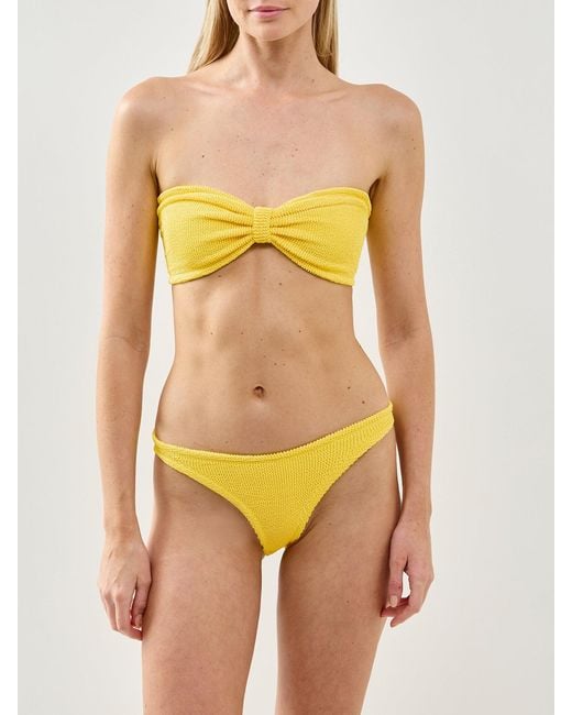 Hunza G Yellow Jean Bikini