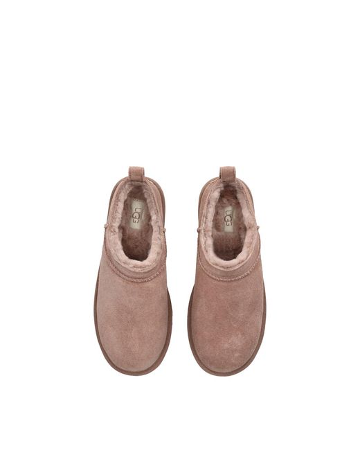 Ugg Brown Classic Micro Boots