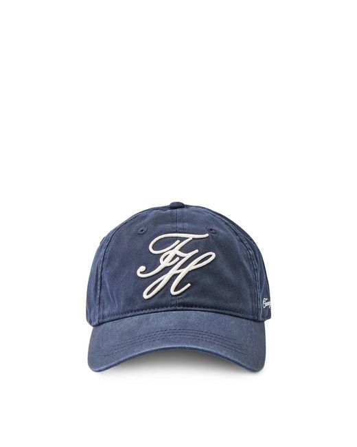 Tommy Hilfiger Blue Th Embroidered Cap
