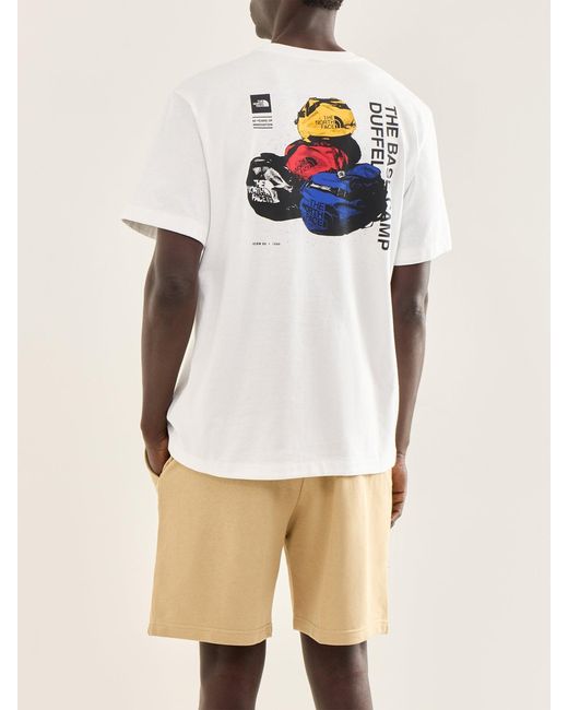 The North Face White Bcd Celebration Relaxed Short Sleeve T for men