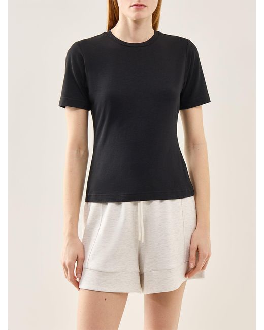 Varley Black Regina Fitted Tee