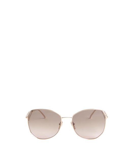 Prada White Women's Pr 57ys Catwalk Metal Sunglasses