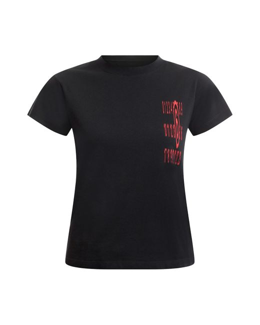 MM6 by Maison Martin Margiela Black Women's T-shirt