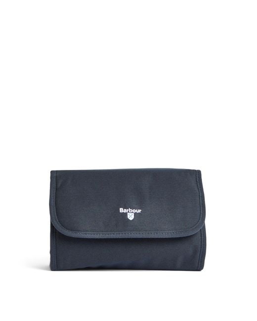 Barbour Blue Cascade Washbag for men