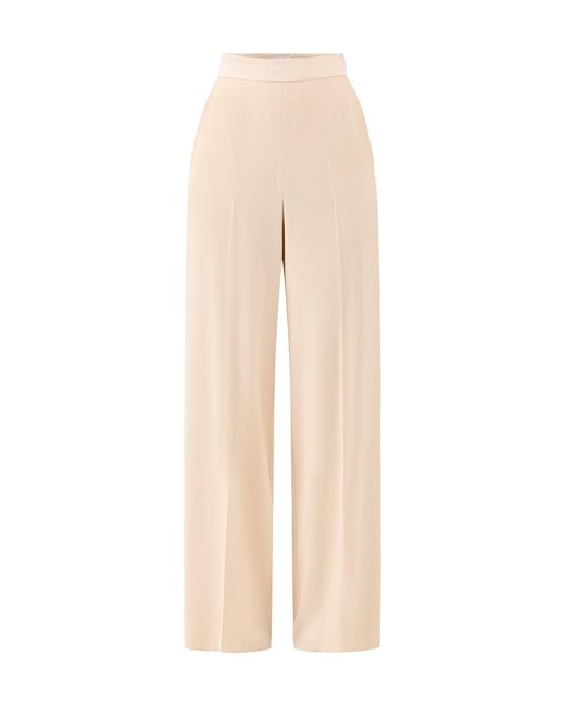 Marella Natural Stampa Wide Leg Trousers