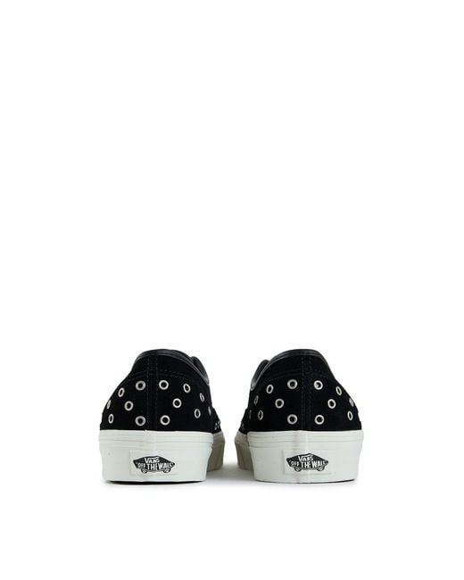 Vans White Authentic Metal Suede Trainers