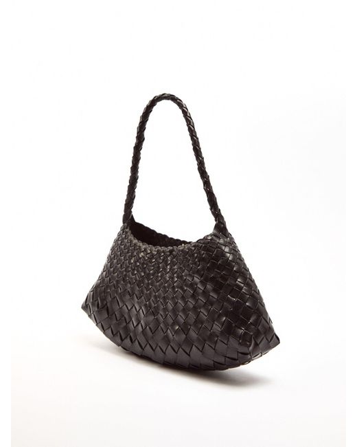 Dragon Diffusion Black Rosanna Woven Shoulder Bag