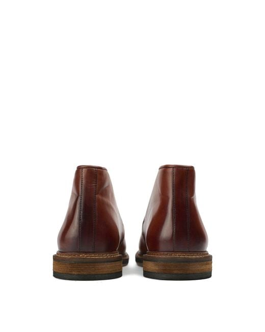 Sole Brown Elvyn Chukka Boots, Leather for men