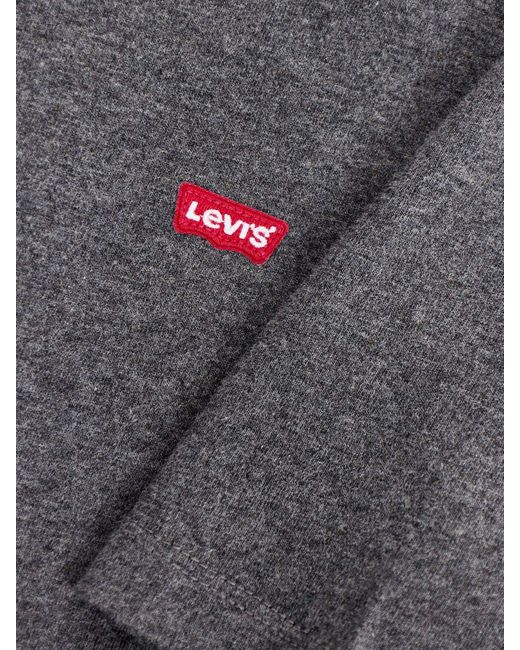 Levi's Gray Original Housemark T-Shirt for men