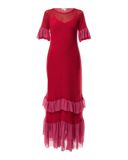 Never Fully Dressed Red Angelina Dress
