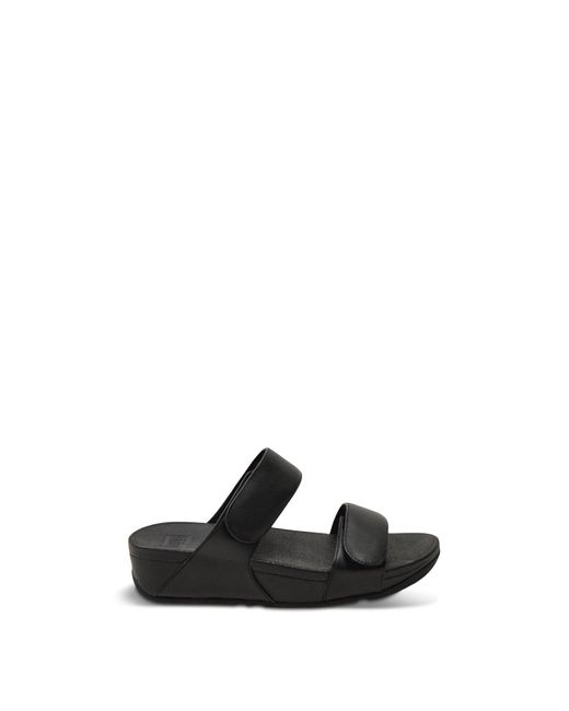 Fitflop Black Lulu Adjustable Slides