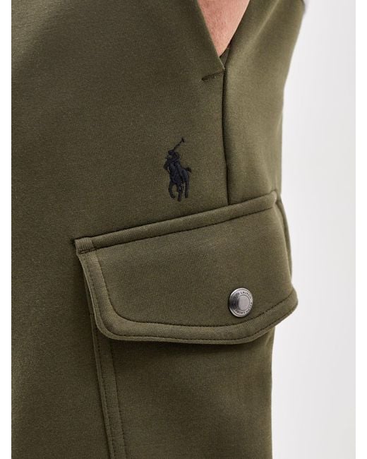Polo Ralph Lauren Green Double Knit Cargo Trousers for men