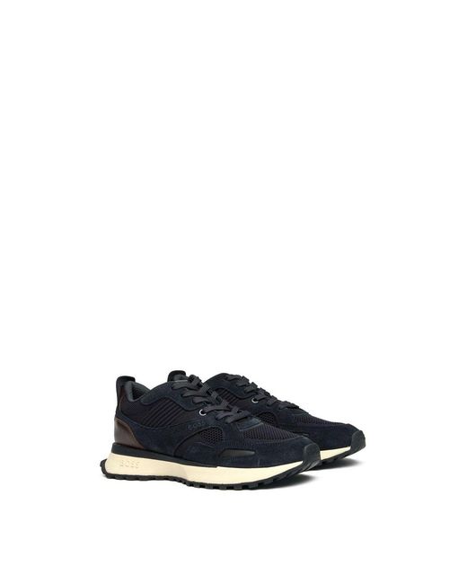 Boss White Jonah Runn Trainers for men