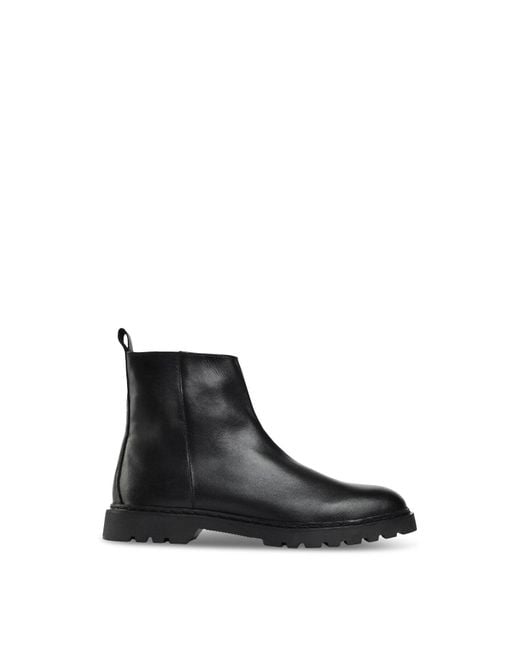 Walk London Black Men's Milano Boots for men