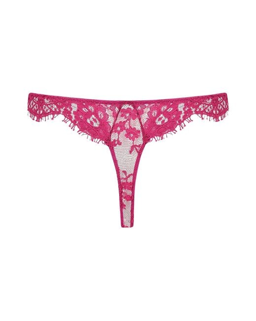 Coco De Mer Pink Zaria Thong
