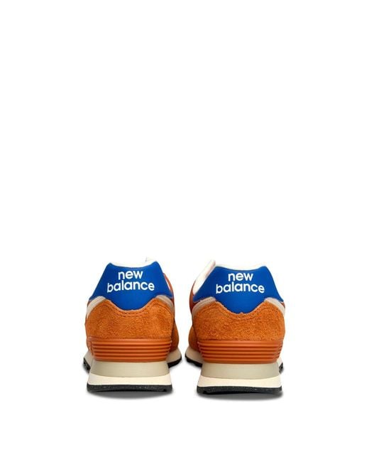 New Balance Orange 574 Trainers for men