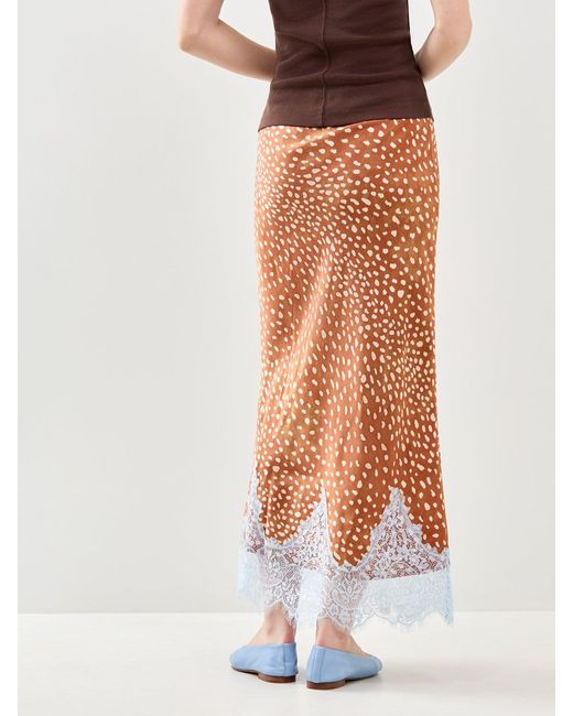 Never Fully Dressed Orange Deer Maeva Maxi Skirt