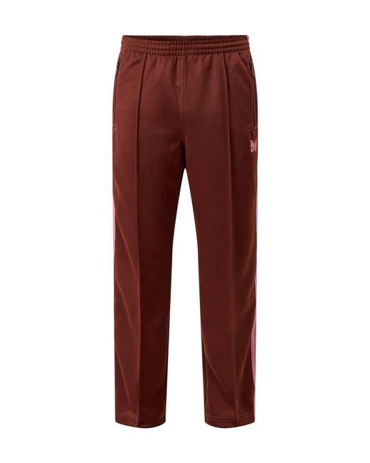 Needles Red Track Pants for men