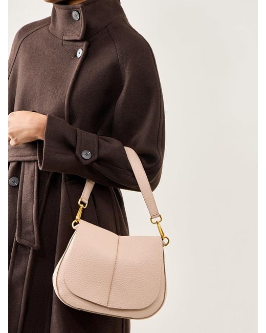 Gianni Chiarini Natural Helena Round Crossbody Bag