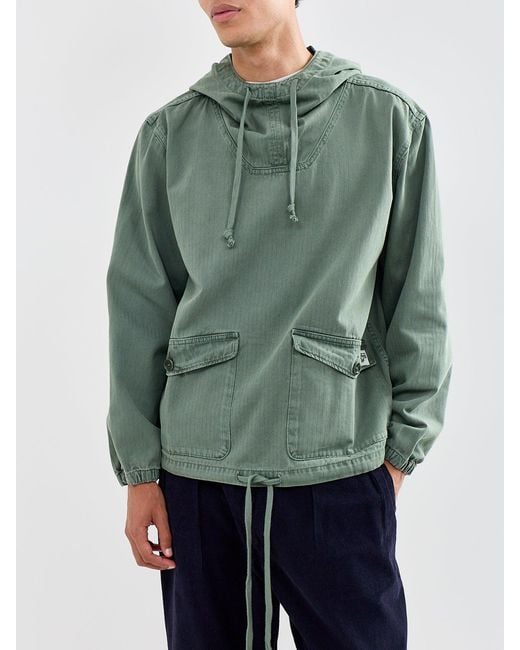 Service Works Green Organic Pigment Hbt Smock 2.0 for men