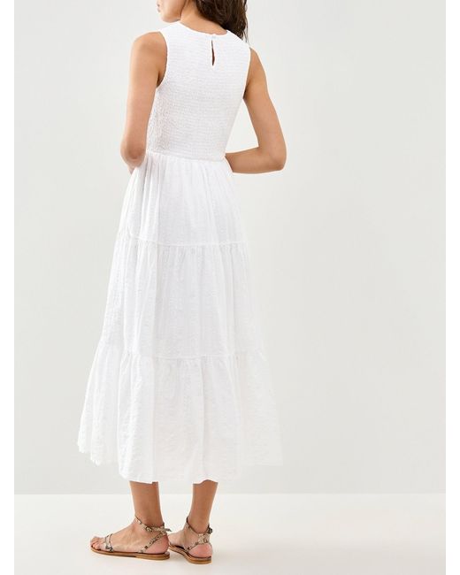 Nobody's Child White Charlie Midi Dress