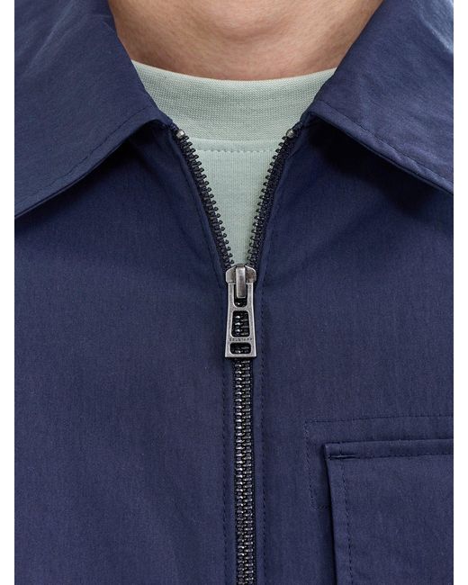 Belstaff Blue Cargo Overshirt for men