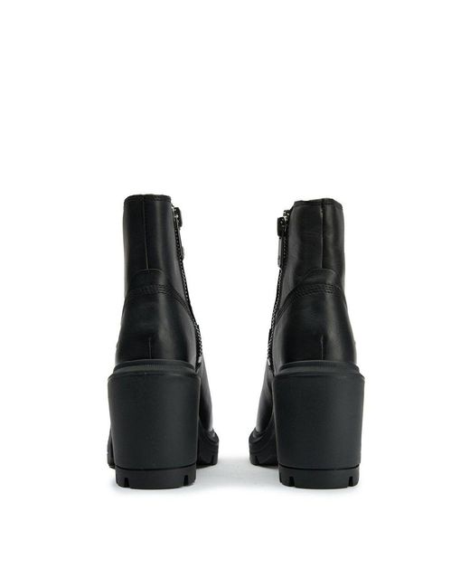 Timberland Black Allington Heights Zip Heeled Boots