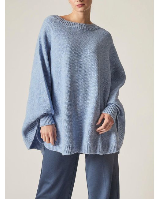 James Lakeland Blue Oversized Pullover