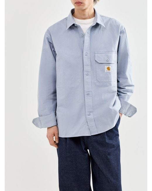 Carhartt Blue Reno Shirt Jacket for men