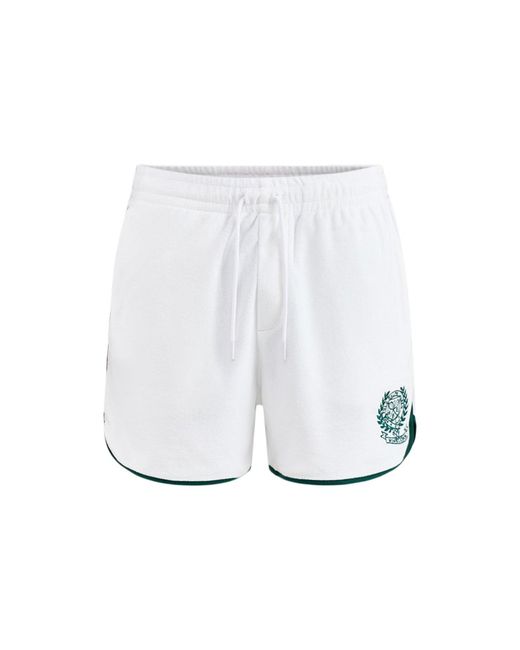 Polo Ralph Lauren White Wimbledon Sports Shorts for men